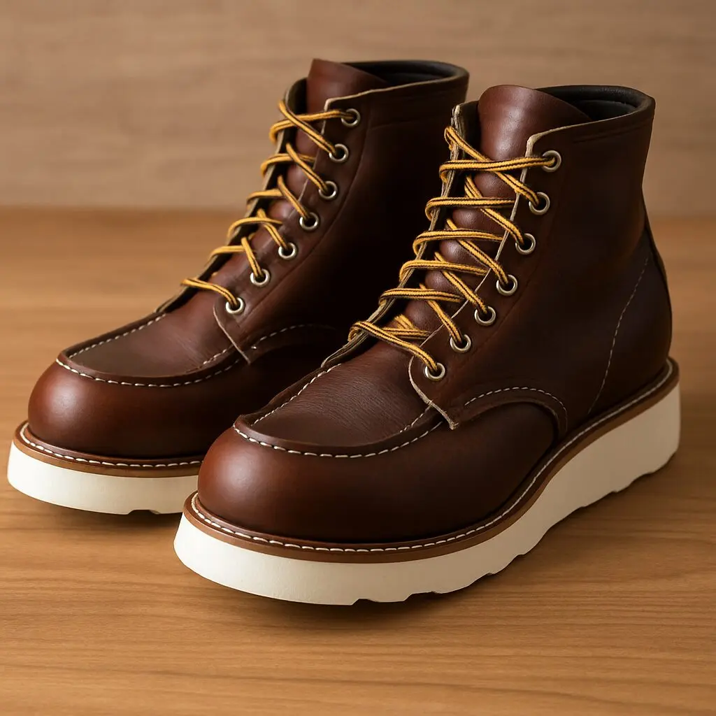 ワークブーツのホワイトソールを大阪梅田・なんば・神戸三宮さんちかの