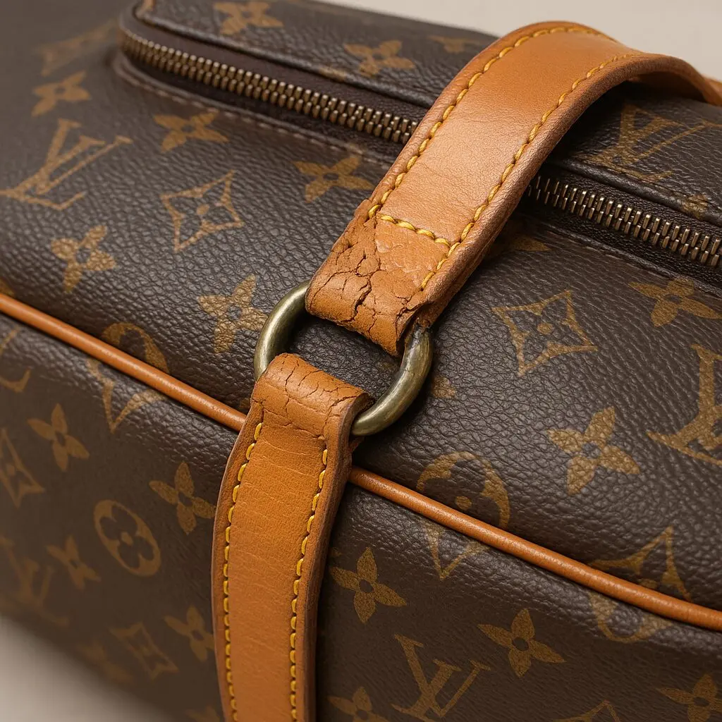 ヌメ革　ヴィトンバック ルイ・ヴィトン修理】ヌメ革の劣化・日焼けに注意！再生方法とお手入れ