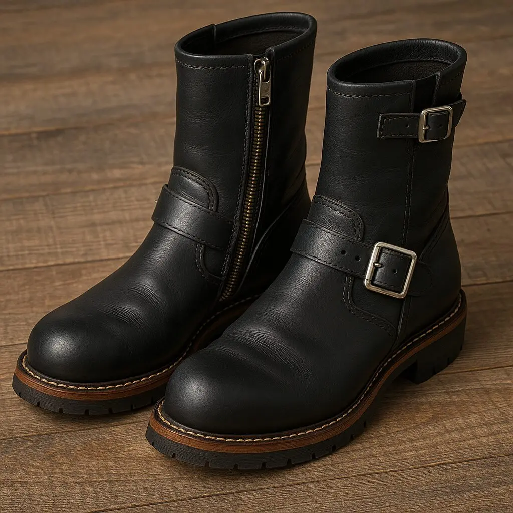 カスタム修理】RED WINGエンジニアブーツにファスナーを後付けして脱ぎ